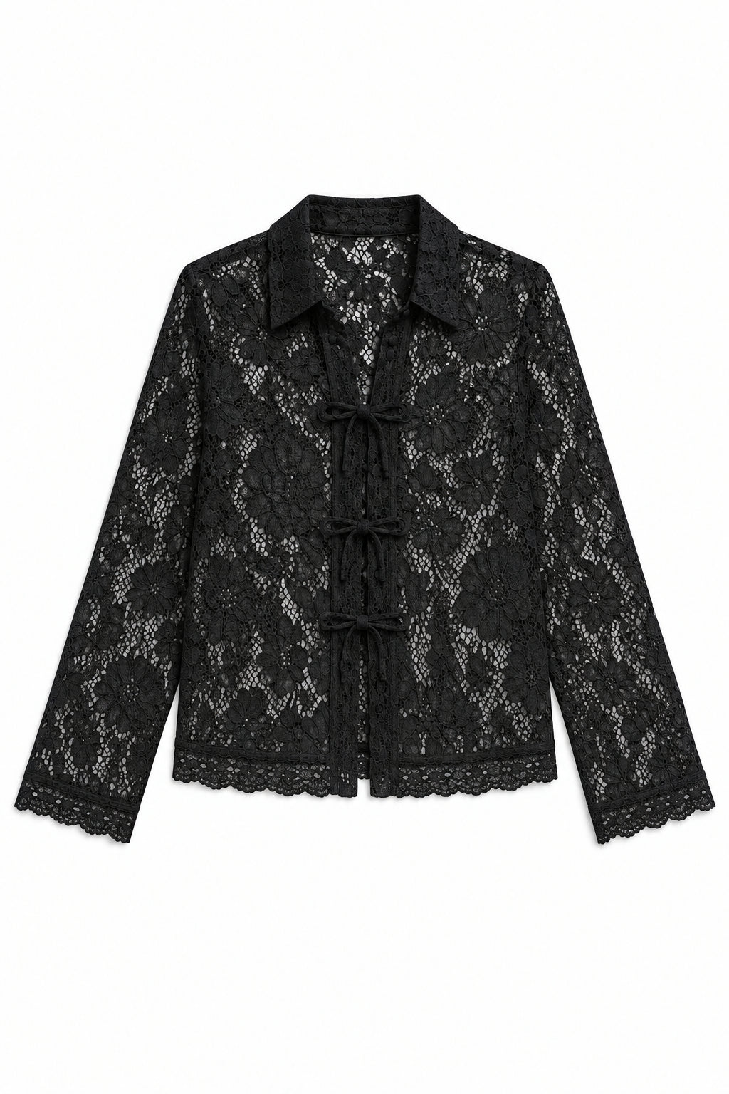 KVLOR™ Chiffon Ruffle Blouse