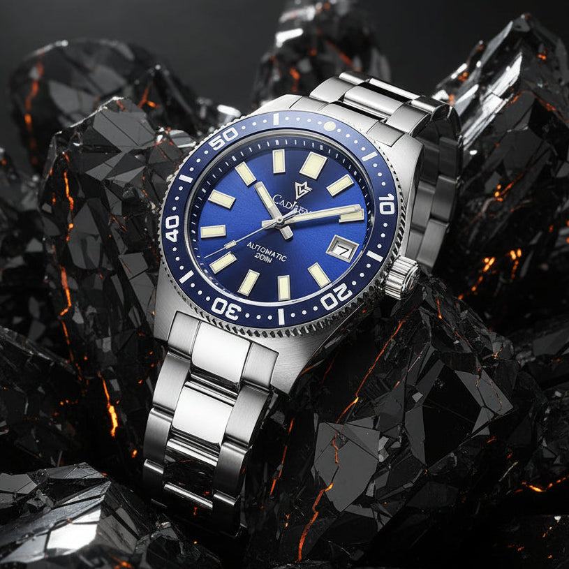 KVLOR™ Cadisen 38mm Automatic Diver Watch