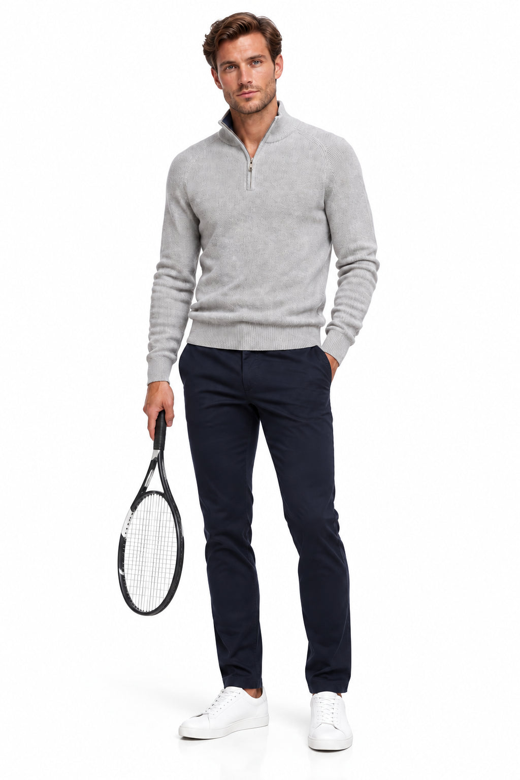 KVLOR™ Cotton Zip Cardigan
