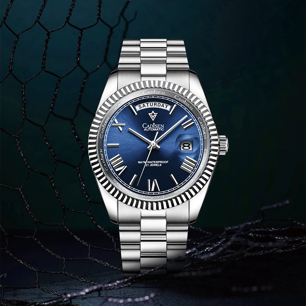 KVLOR™ Cadisen Meteorite Dial Automatic Watch