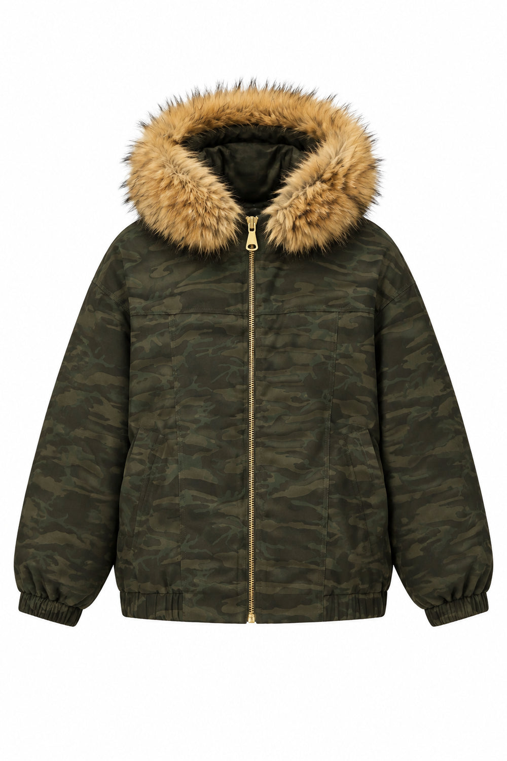 KVLOR™ Camouflage Puffer Jacket