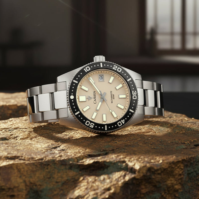 KVLOR™ Cadisen 38mm Automatic Diver Watch