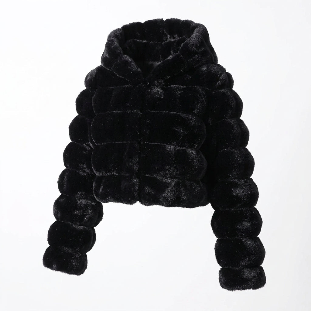 KVLOR™ Soft Faux Fur Short Coat