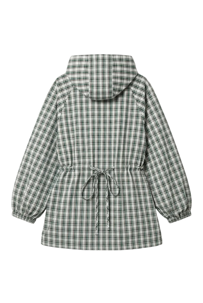 KVLOR™ Hooded Plaid Jacket