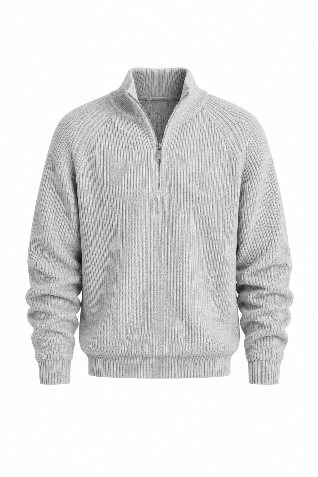 KVLOR™ Vintage Half-Zip Knit Sweater