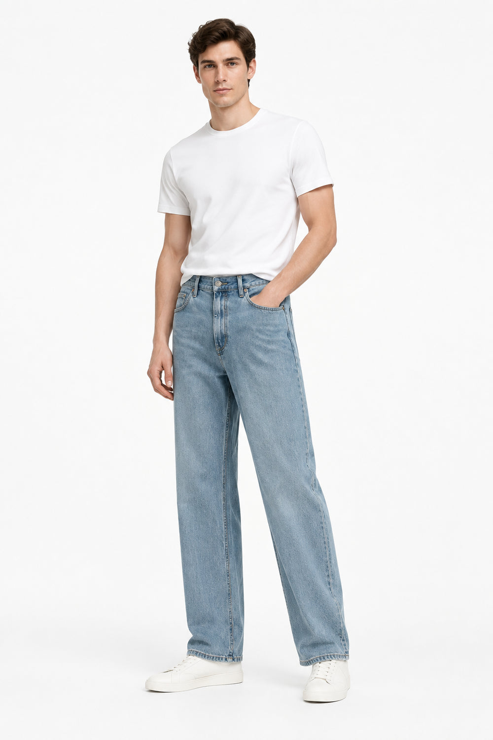 KVLOR™ Washed Straight Jeans