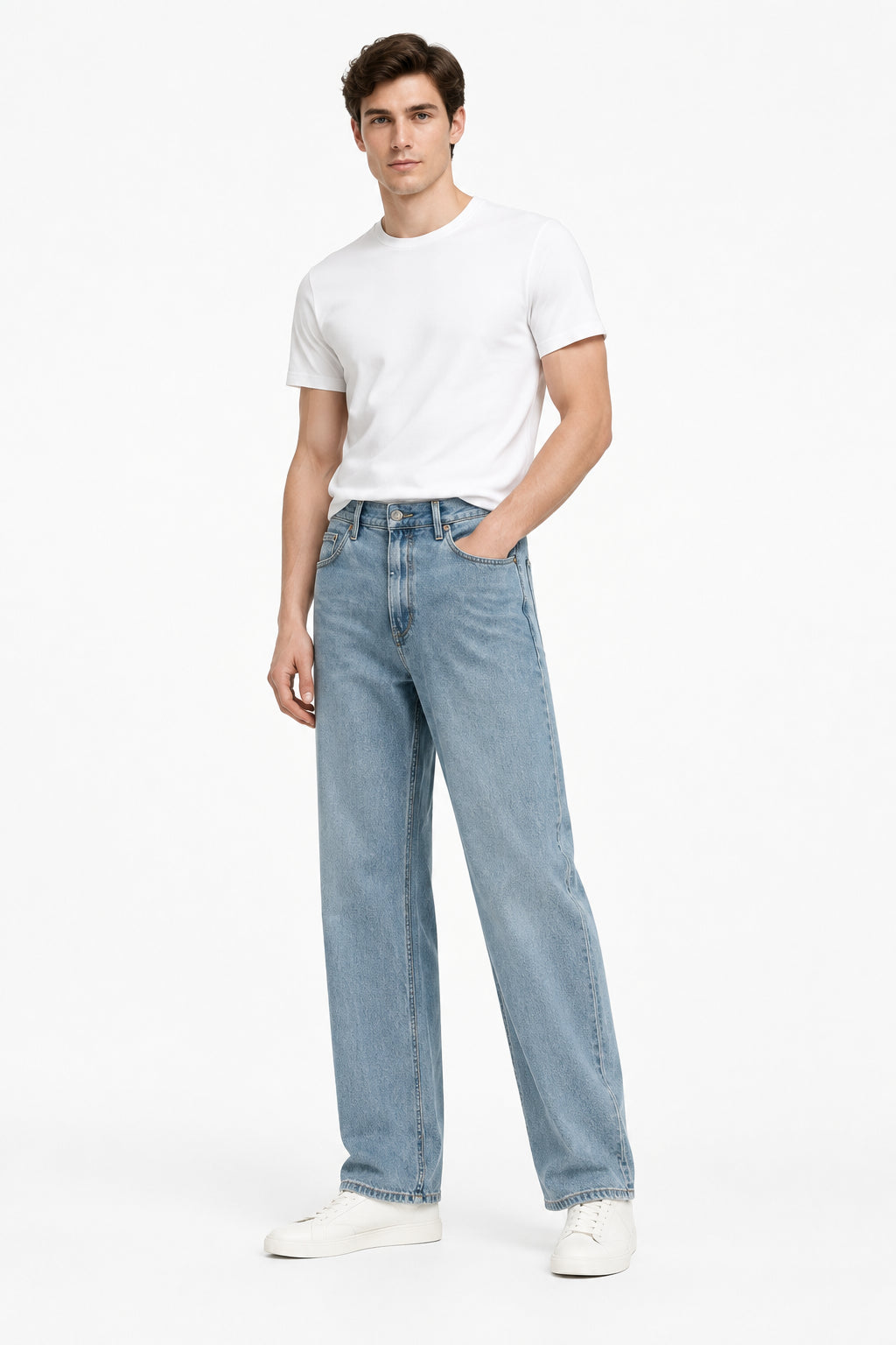 KVLOR™ Washed Straight Jeans