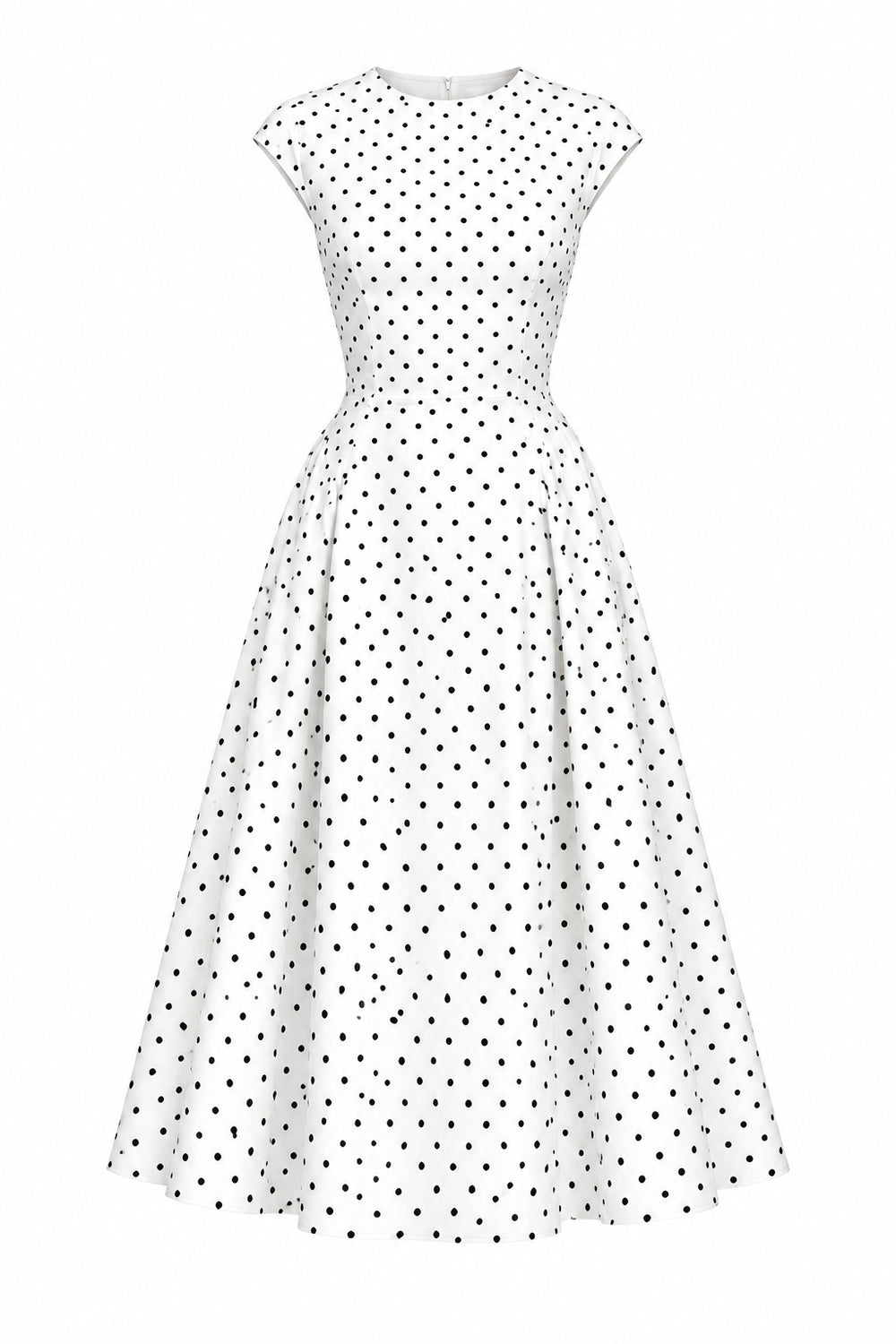 KVLOR™ Polka Dot A-Line Maxi Dress