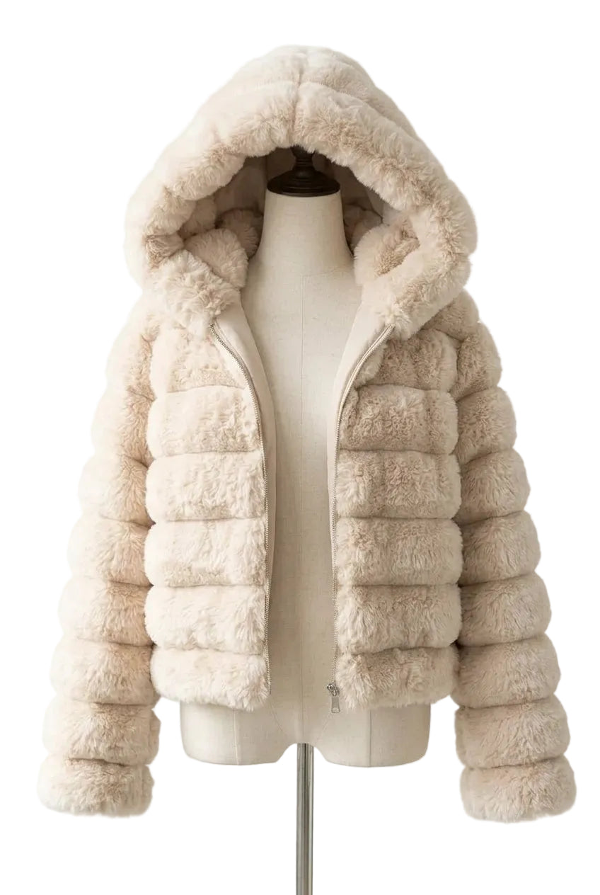 KVLOR™ Soft Faux Fur Short Coat