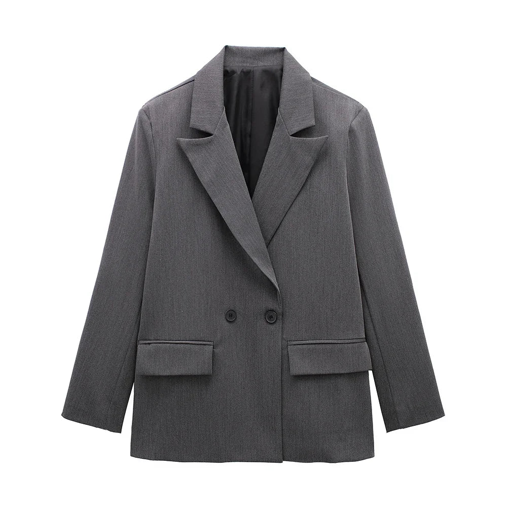 KVLOR™ Double-Breasted Tailored Blazer