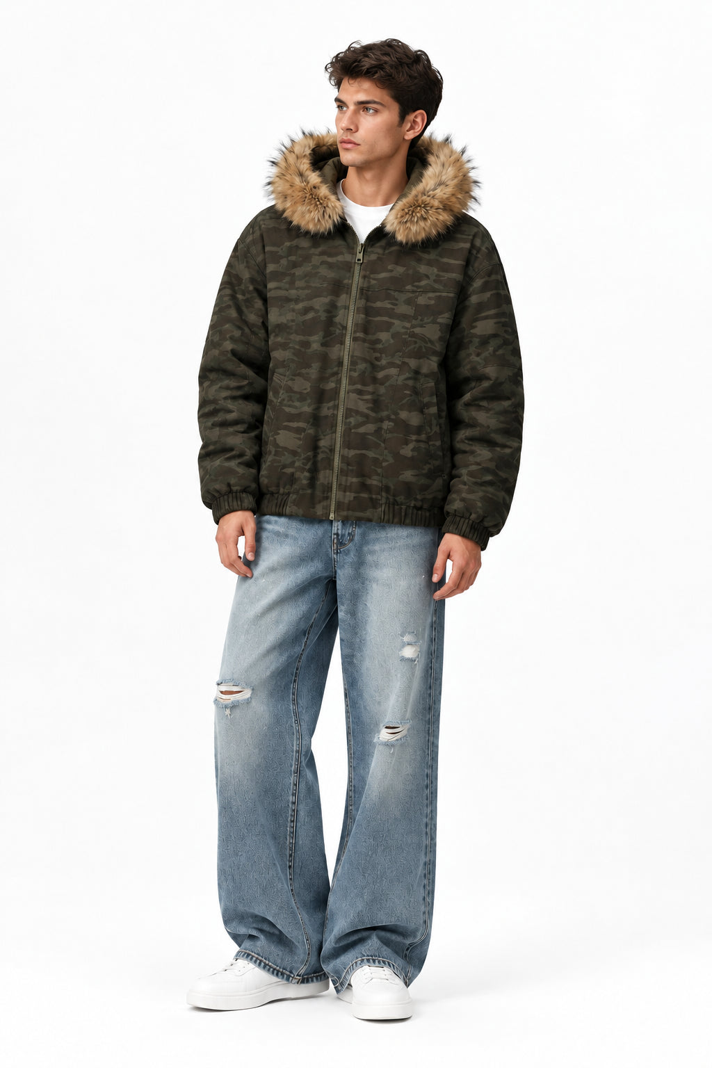 KVLOR™ Camouflage Puffer Jacket