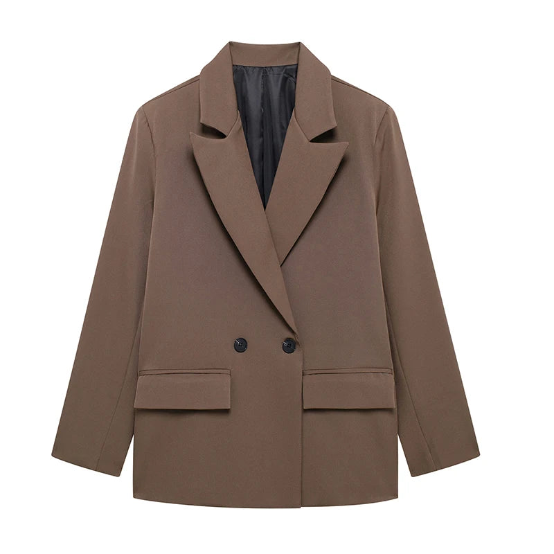 KVLOR™ Double-Breasted Tailored Blazer