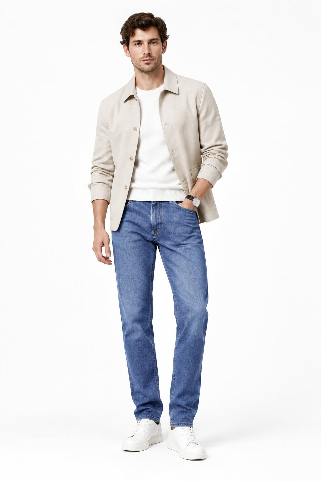 KVLOR™ Straight-Leg Stretch Jeans