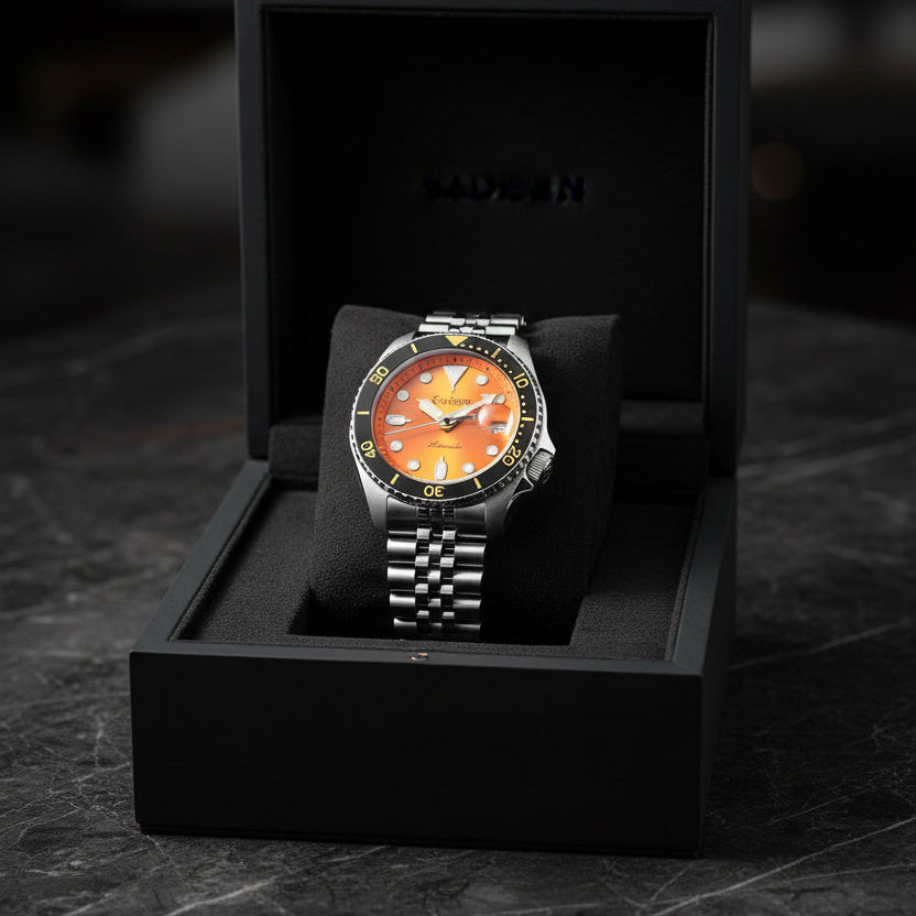 KVLOR™ Cadisen Automatic Watch with Ceramic Bezel