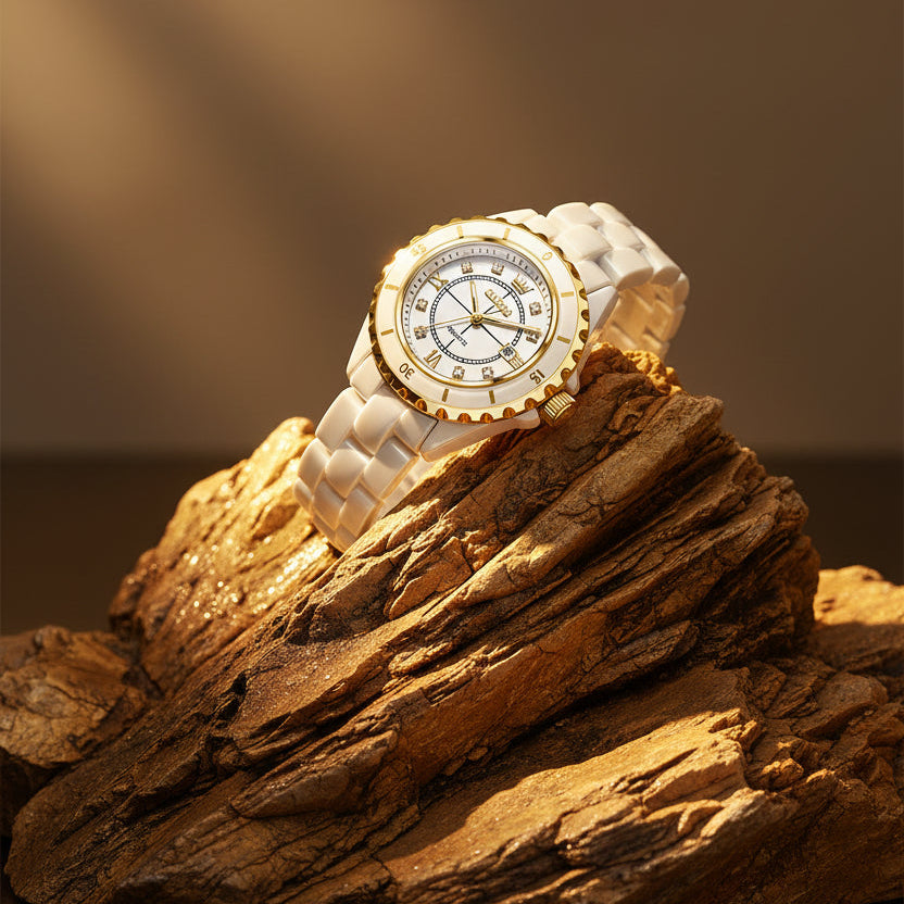 KVLOR™ OLEVS Ceramic Women's Quartz Watch