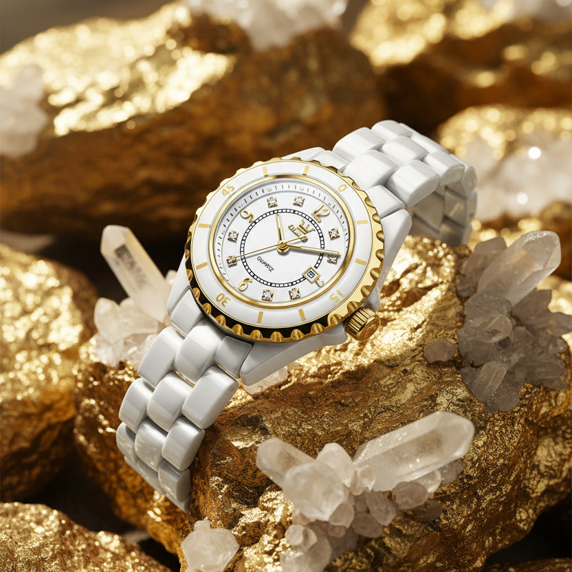 KVLOR™ OLEVS Ceramic Women's Quartz Watch