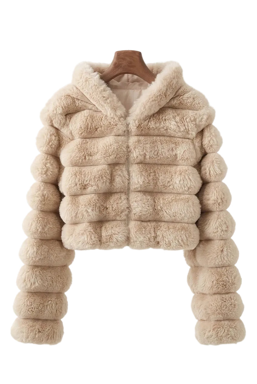 KVLOR™ Soft Faux Fur Short Coat