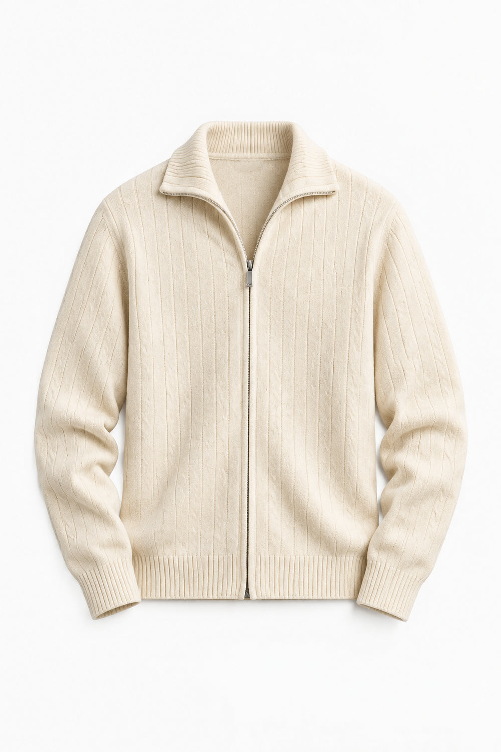 KVLOR™ Merino Wool Zip Cardigan