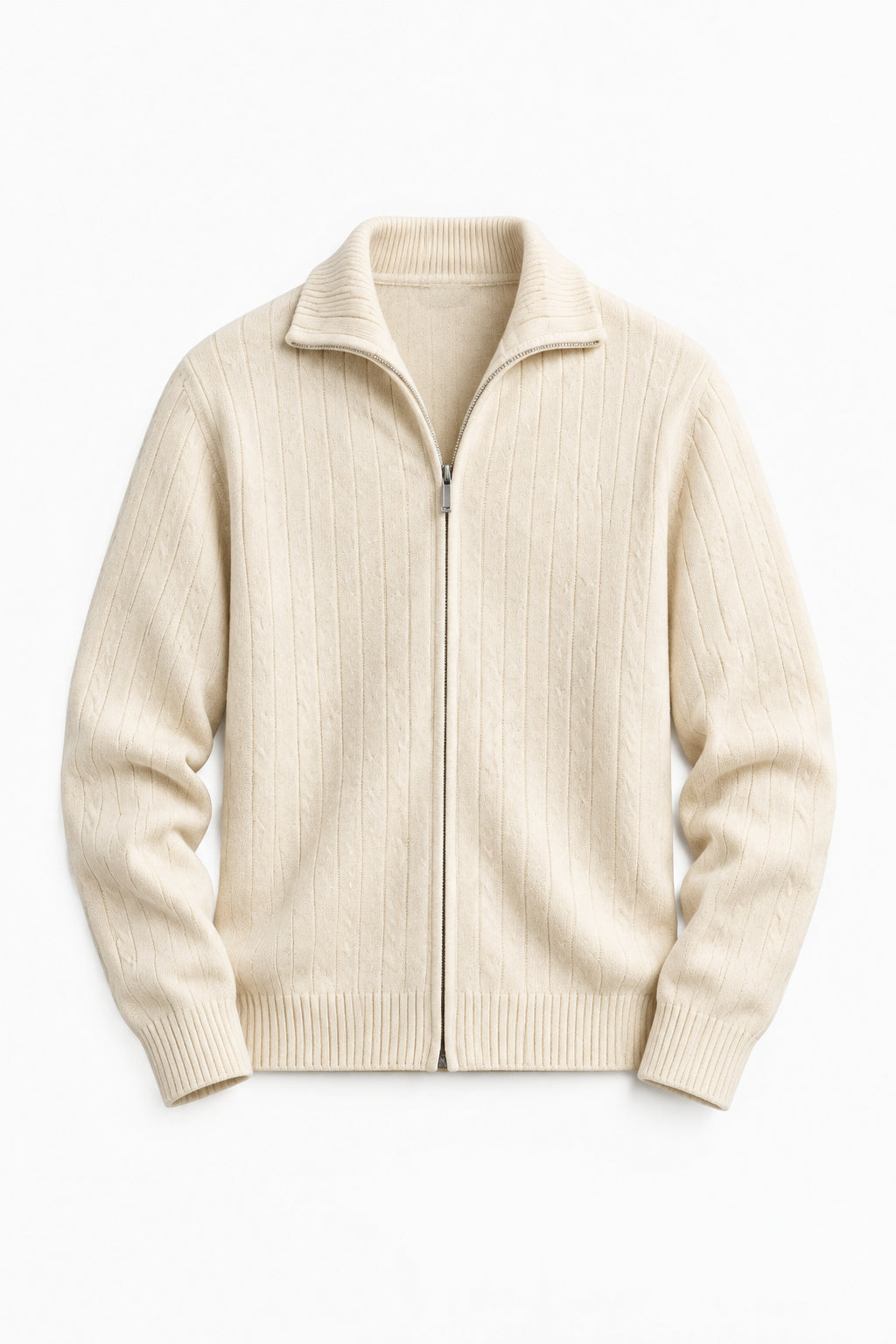 KVLOR™ Merino Wool Zip Cardigan