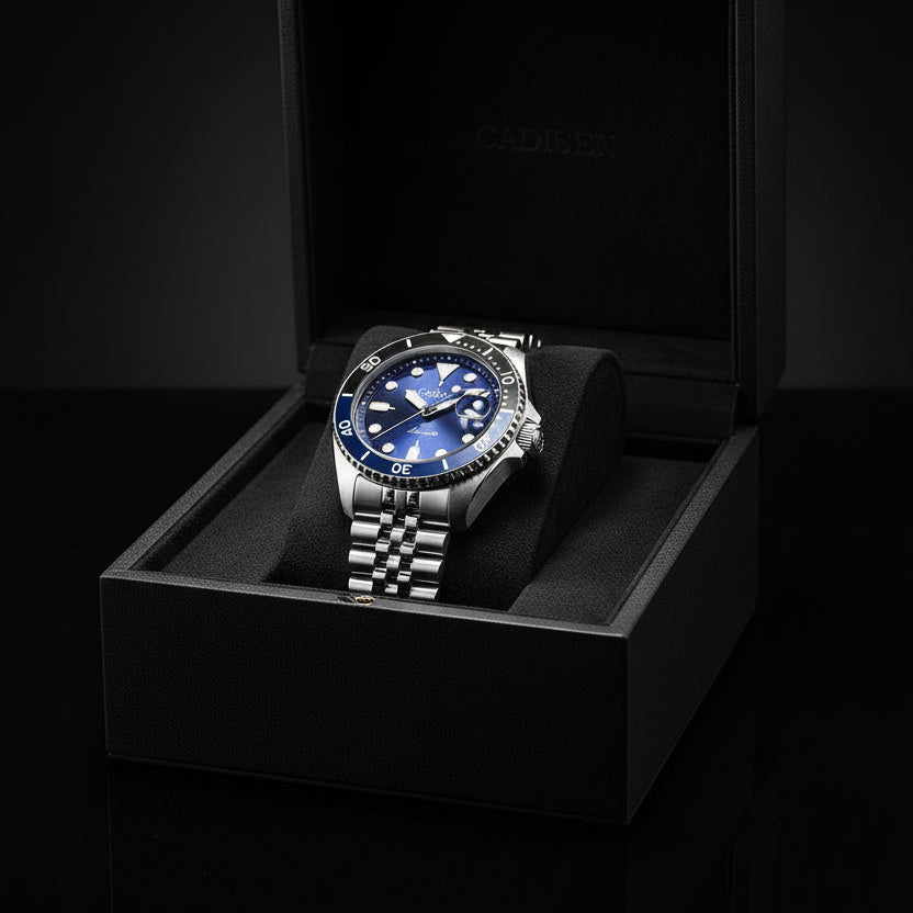 KVLOR™ Cadisen Automatic Watch with Ceramic Bezel