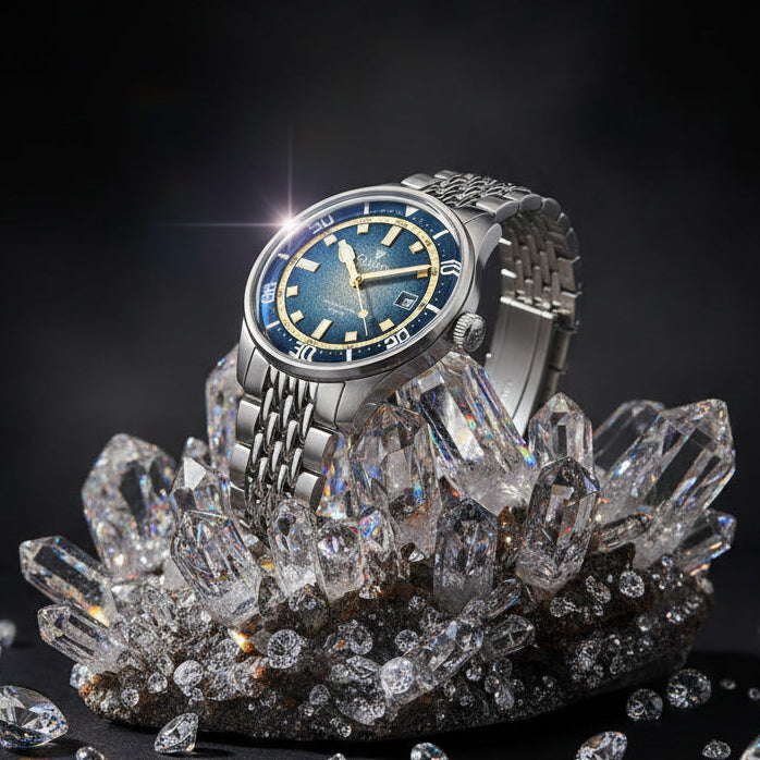KVLOR™ Cadisen Silver Automatic Watch