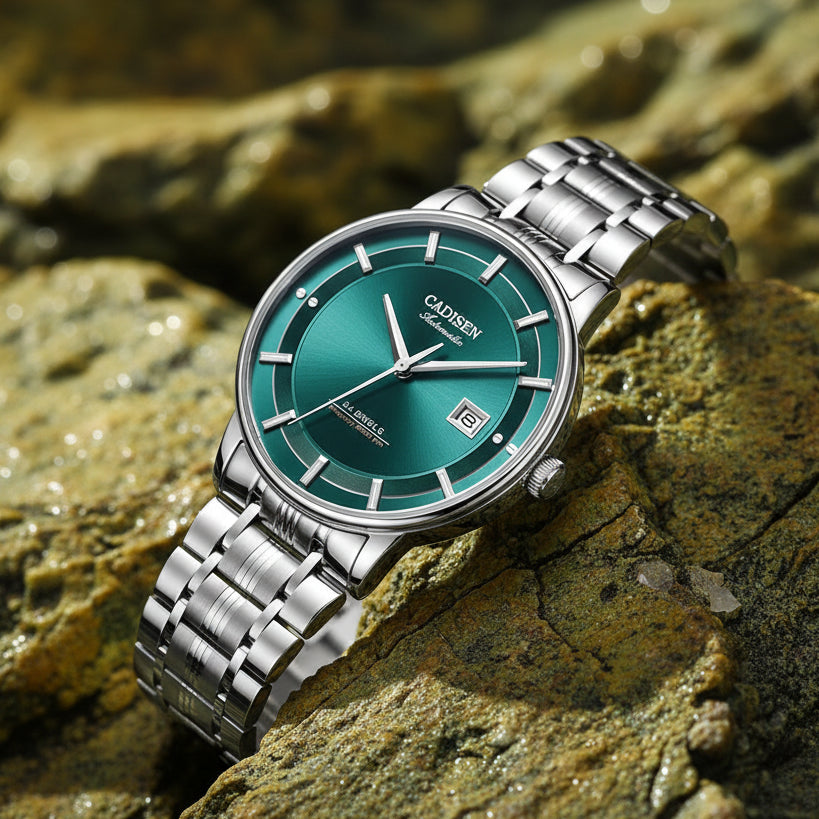 KVLOR™ Cadisen Ultra-Thin Sapphire Automatic Watch