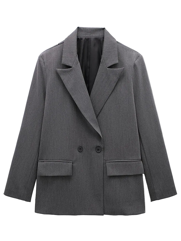 KVLOR™ Double-Breasted Tailored Blazer