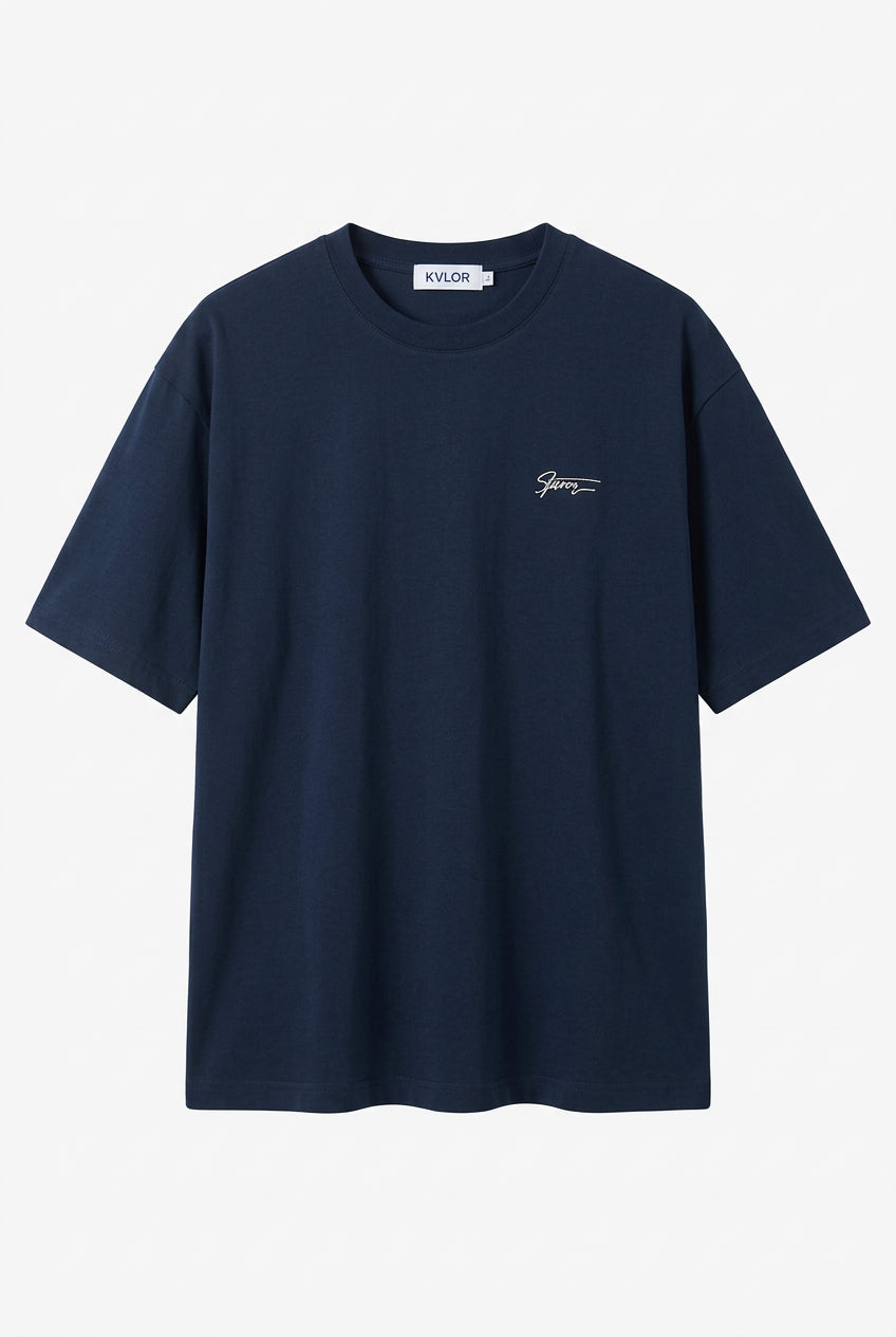 KVLOR™ Classic Cotton Crew-Neck T-Shirt