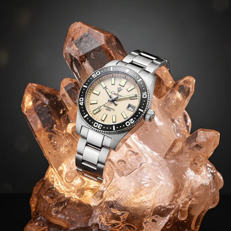 KVLOR™ Cadisen 38mm Automatic Diver Watch