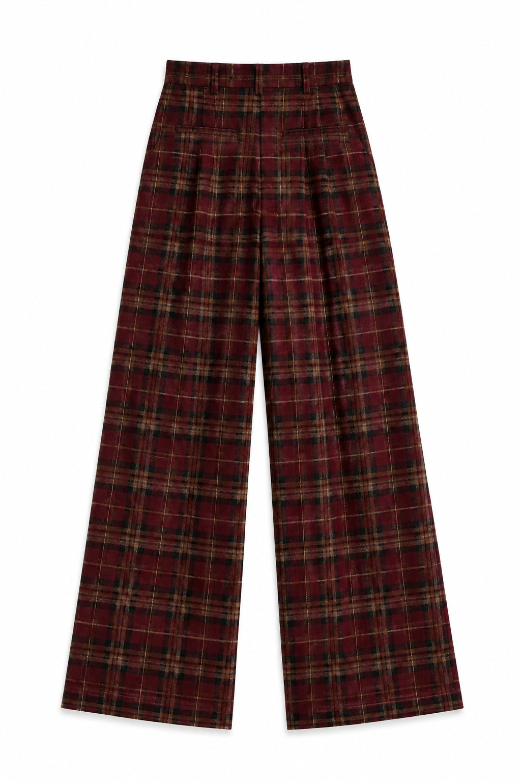 KVLOR™ Pleated Wide-Leg Trousers