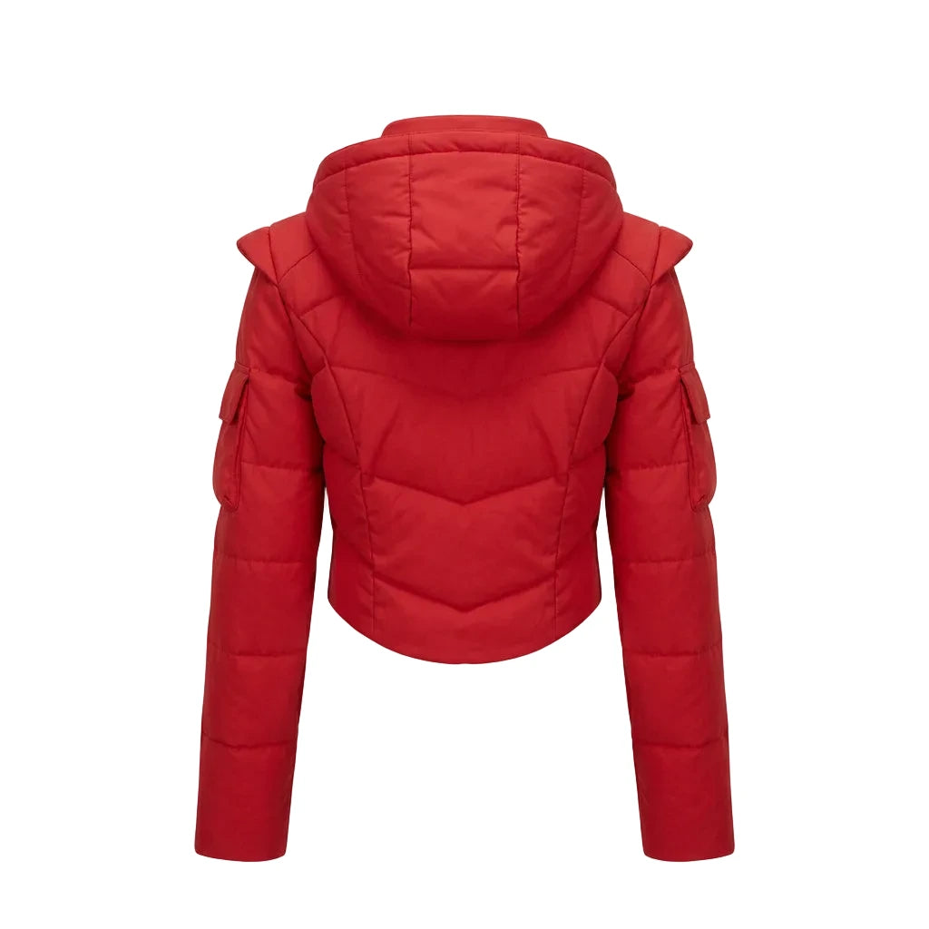 KVLOR™ Sporty Cropped Puffer Jacket