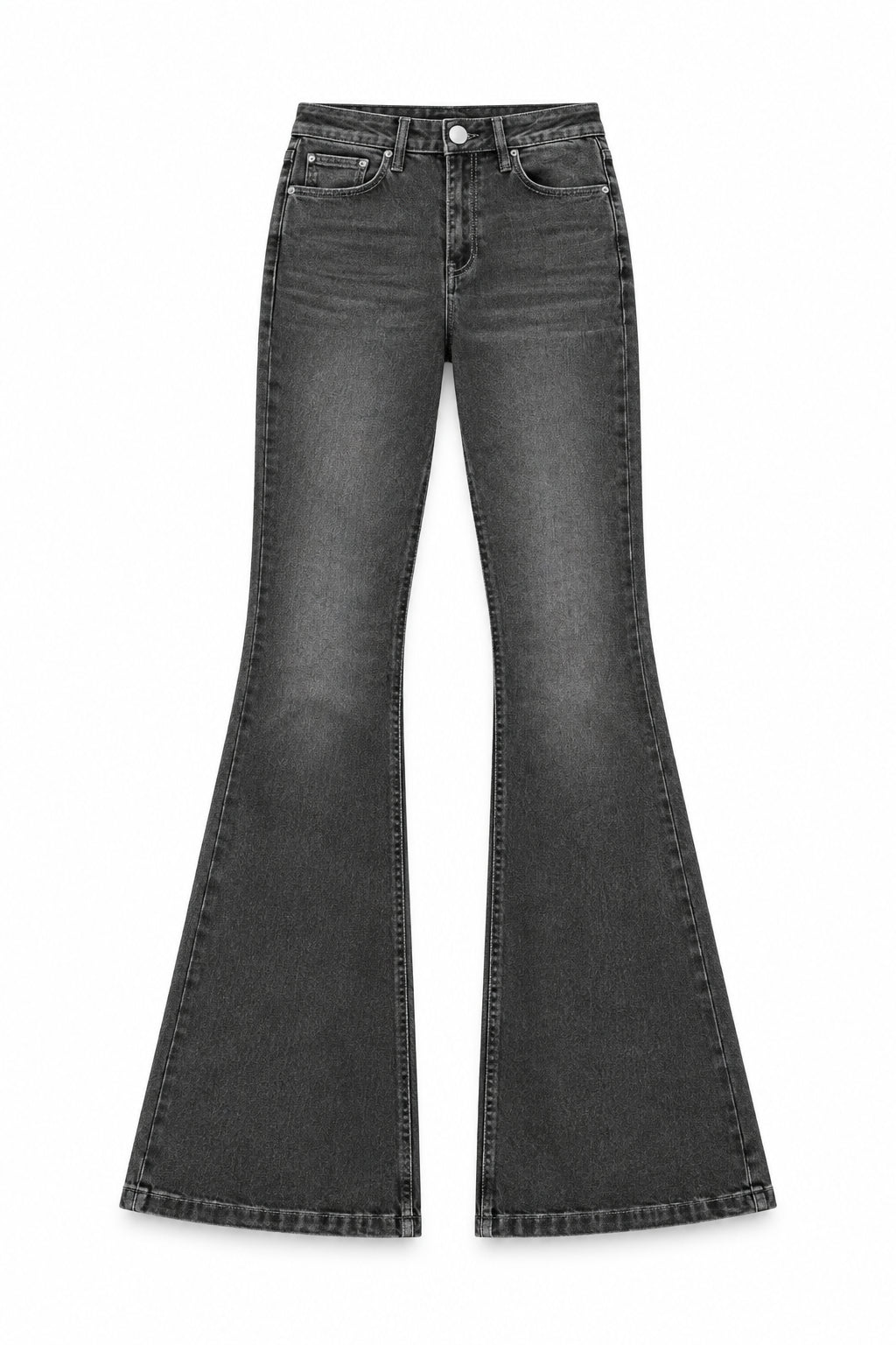 KVLOR™ High-Waist Flare Jeans