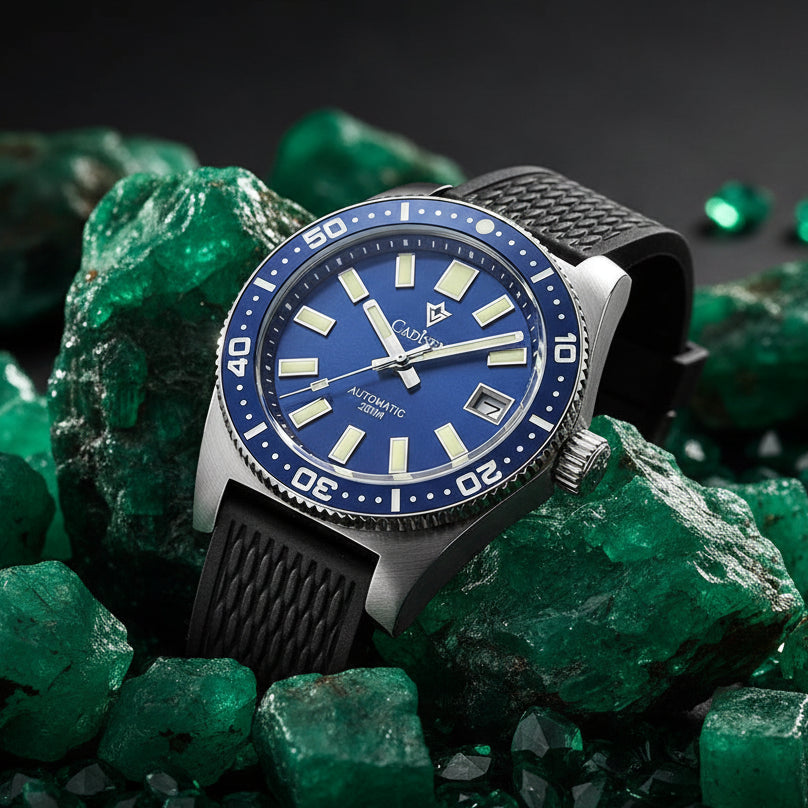 KVLOR™ Cadisen 38mm Automatic Diver Watch