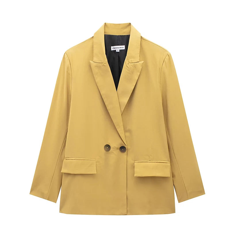 KVLOR™ Double-Breasted Tailored Blazer
