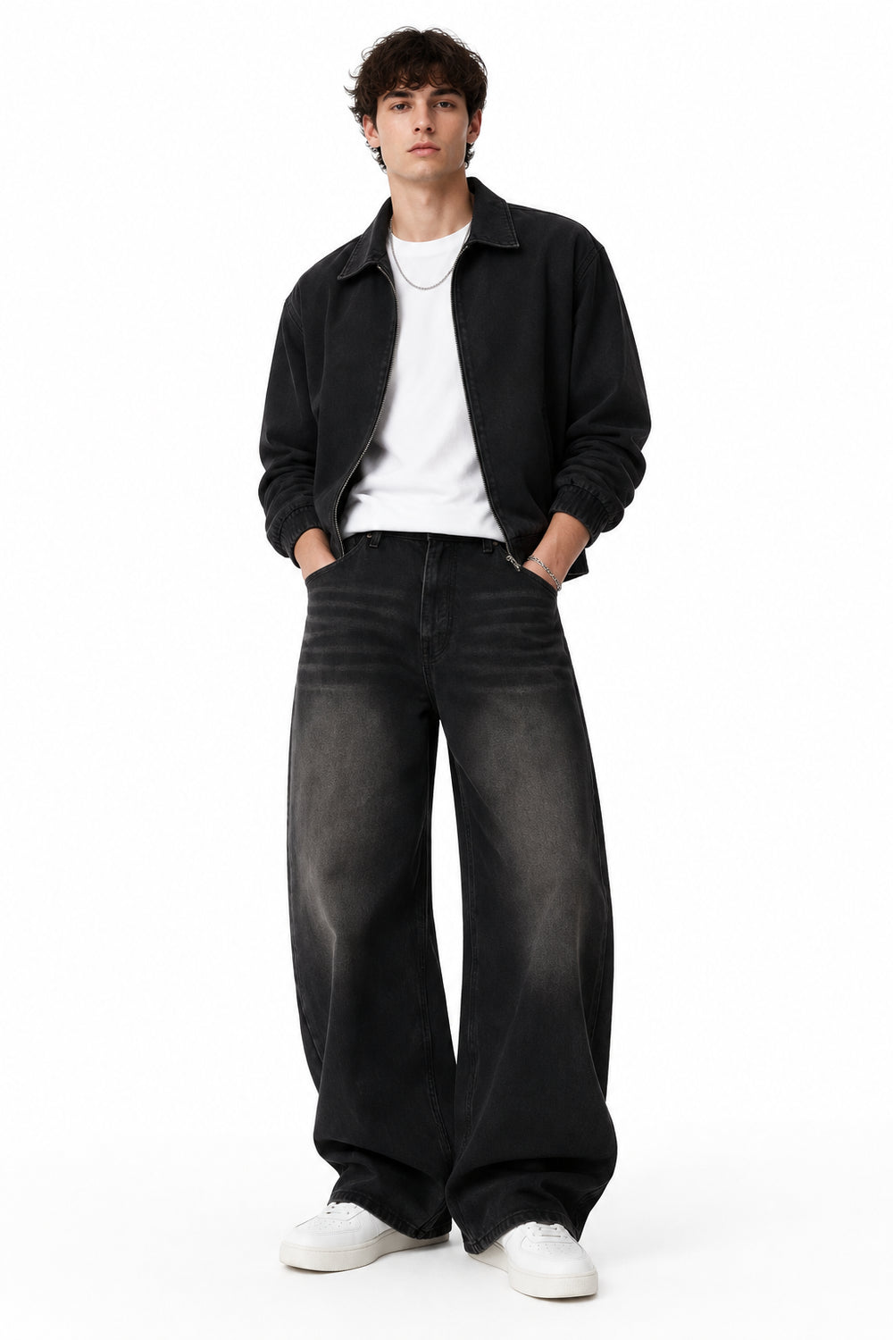 KVLOR™ Korean Wide-Leg Jeans
