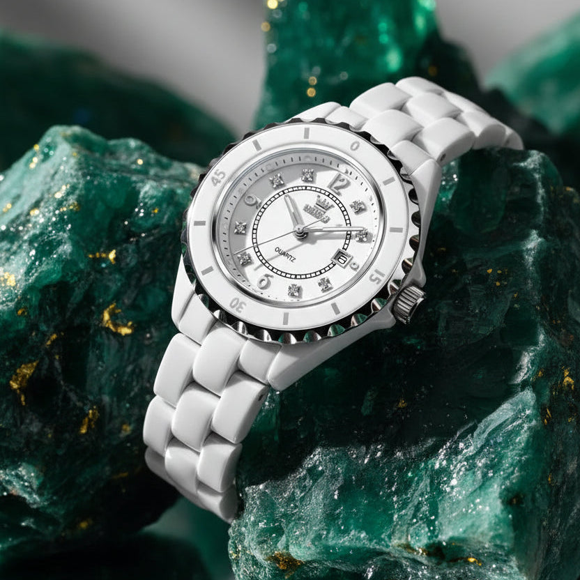 KVLOR™ OLEVS Ceramic Women's Quartz Watch