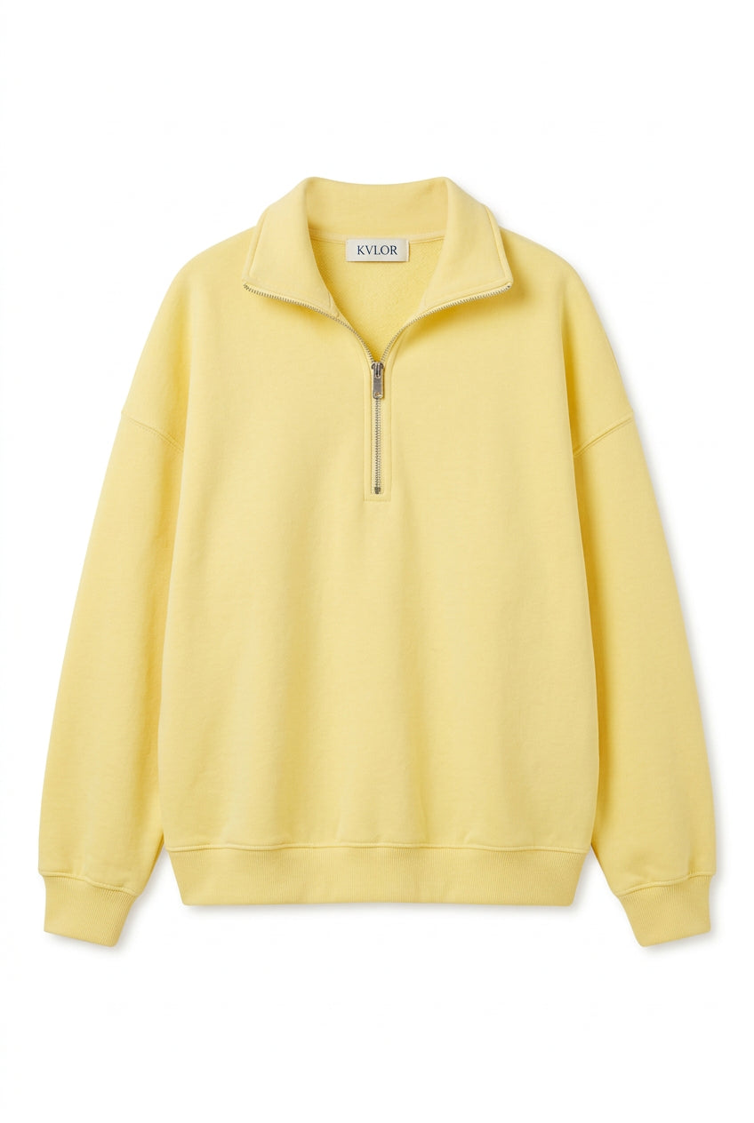 KVLOR™ Oversized Zip-Up Sweatshirt
