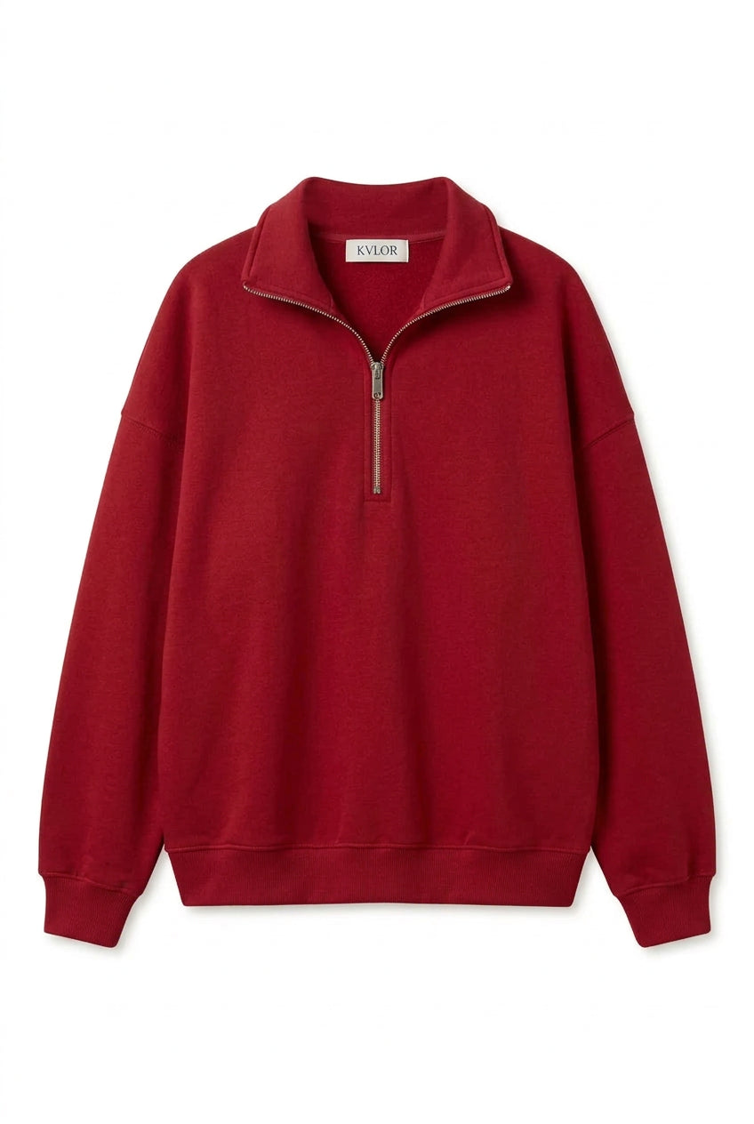 KVLOR™ Oversized Zip-Up Sweatshirt