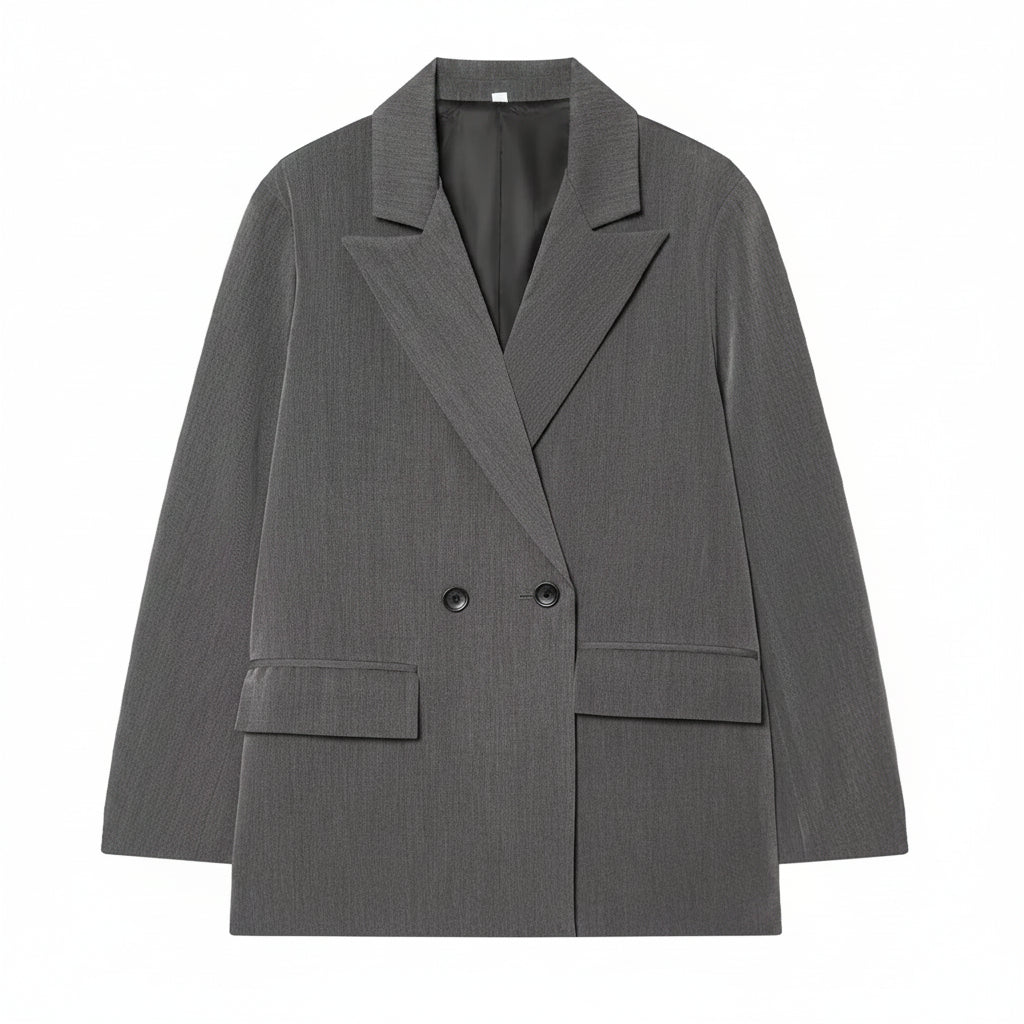 KVLOR™ Vintage Double-Breasted Blazer