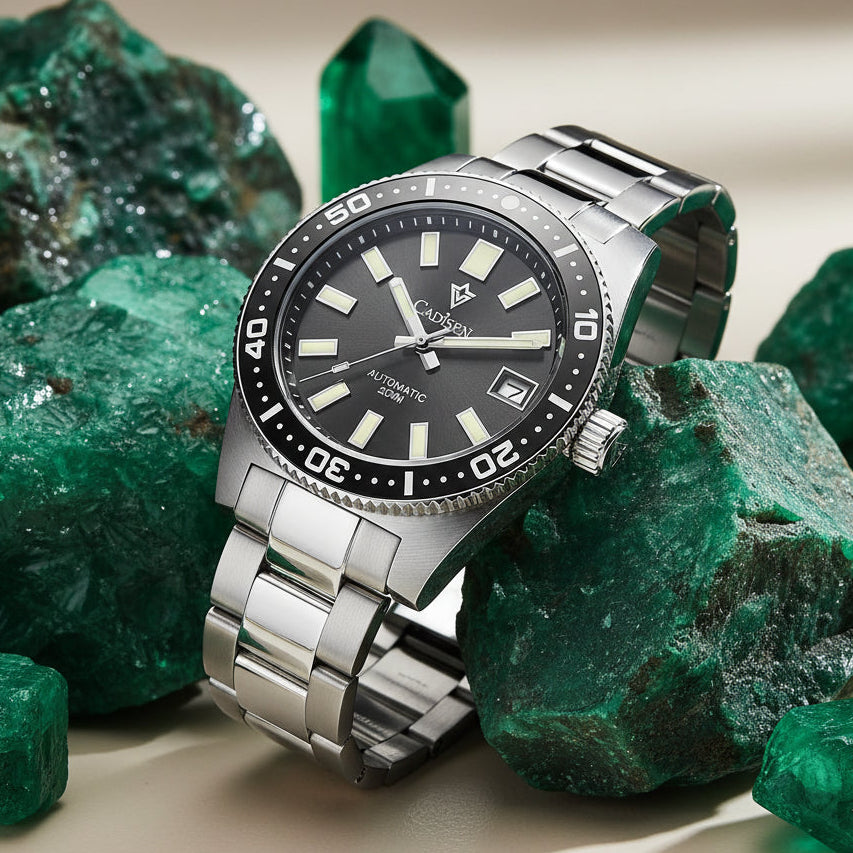 KVLOR™ Cadisen 38mm Automatic Diver Watch