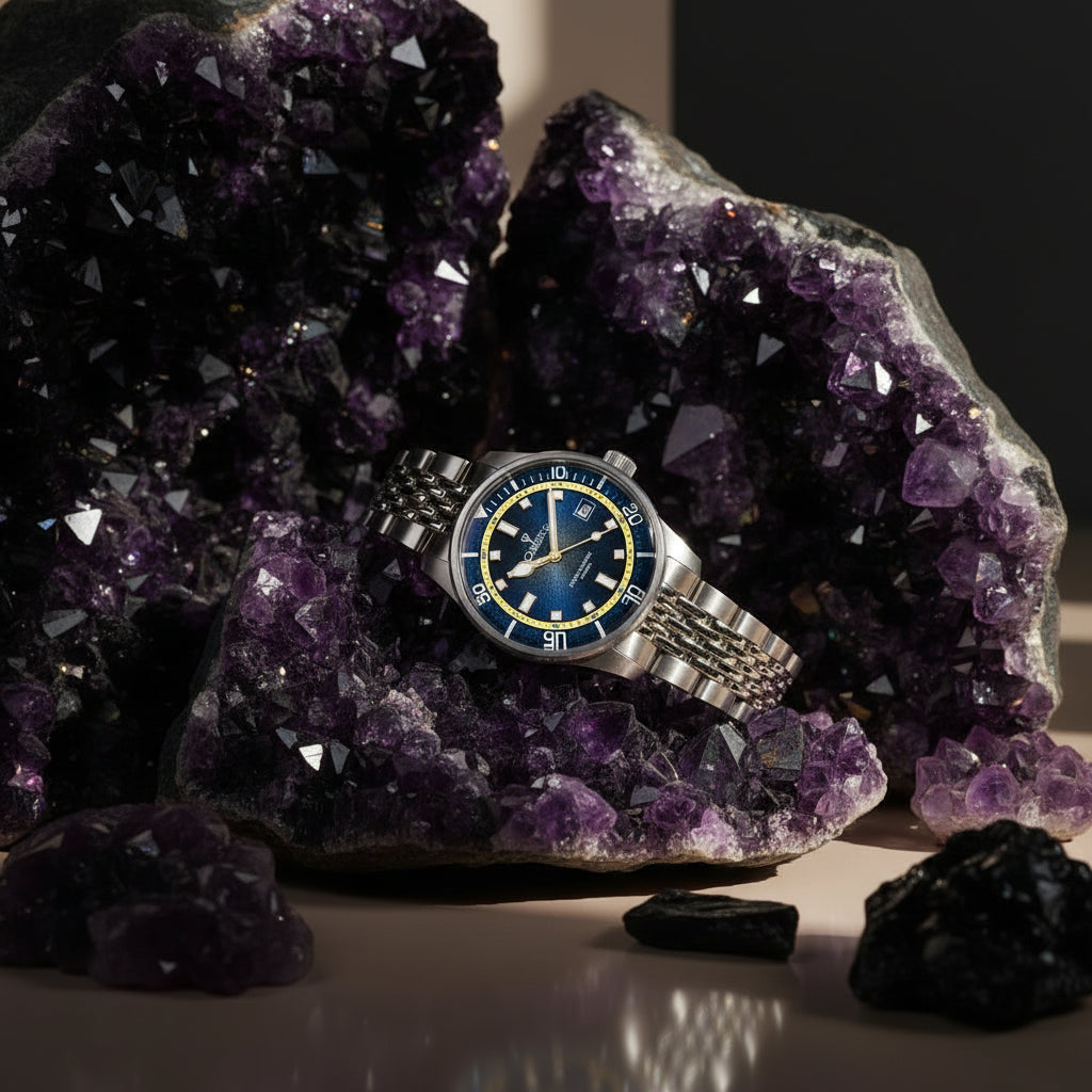 KVLOR™ Cadisen Silver Automatic Watch