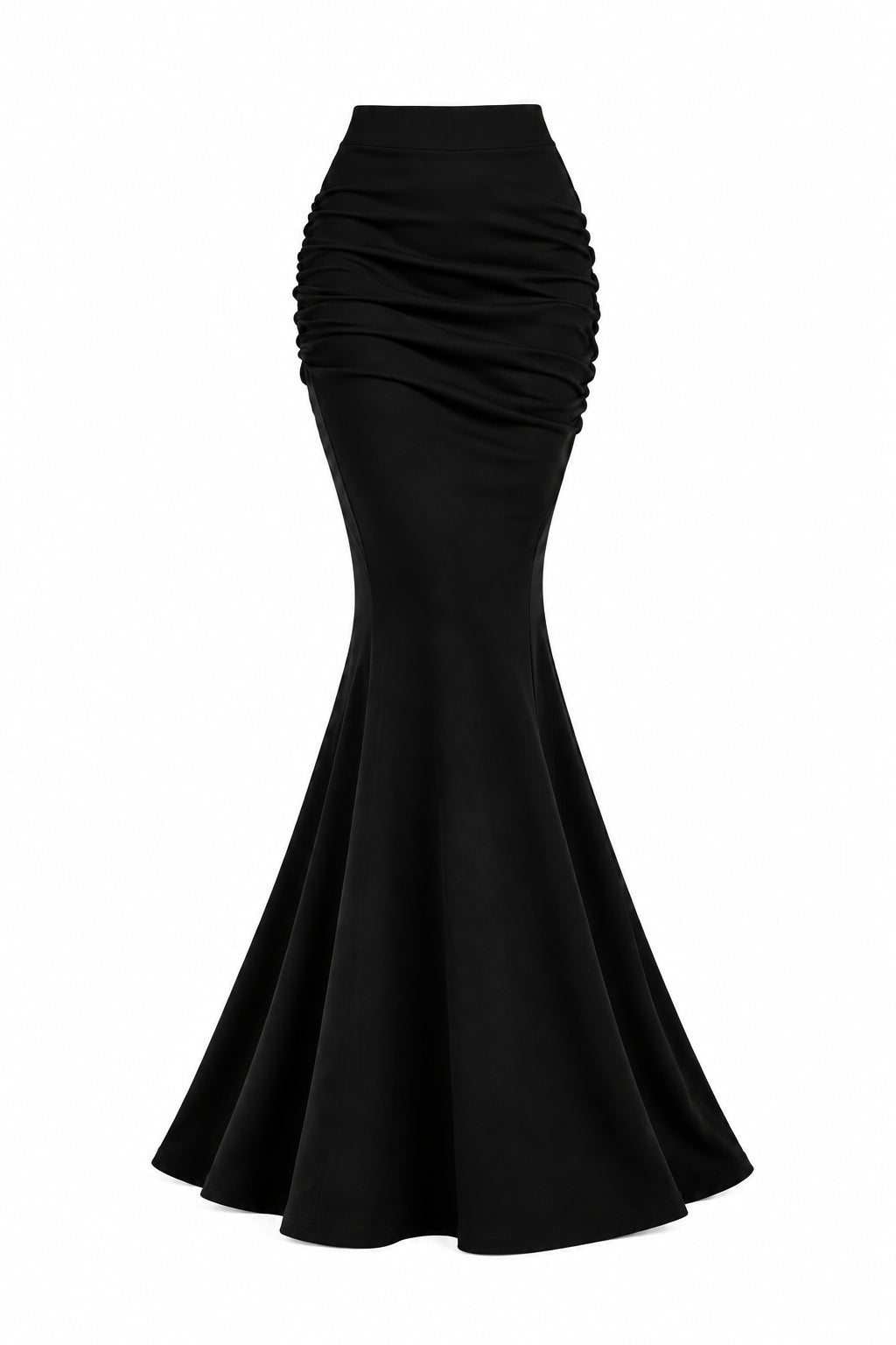 KVLOR™ High-Waist Fishtail Midi Skirt
