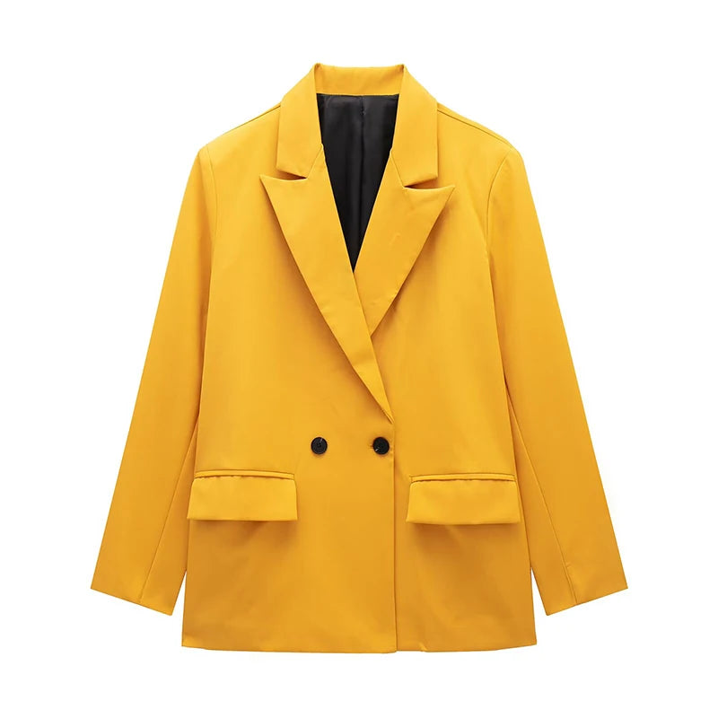 KVLOR™ Double-Breasted Tailored Blazer