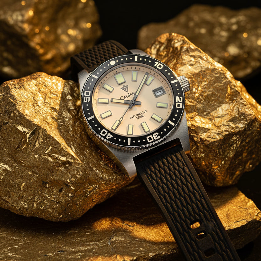 KVLOR™ Cadisen 38mm Automatic Diver Watch