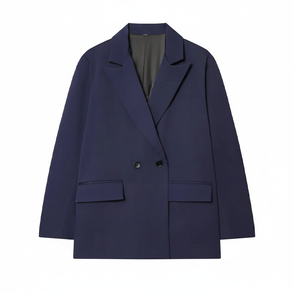 KVLOR™ Vintage Double-Breasted Blazer