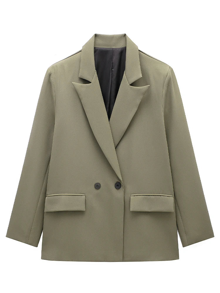 KVLOR™ Double-Breasted Tailored Blazer