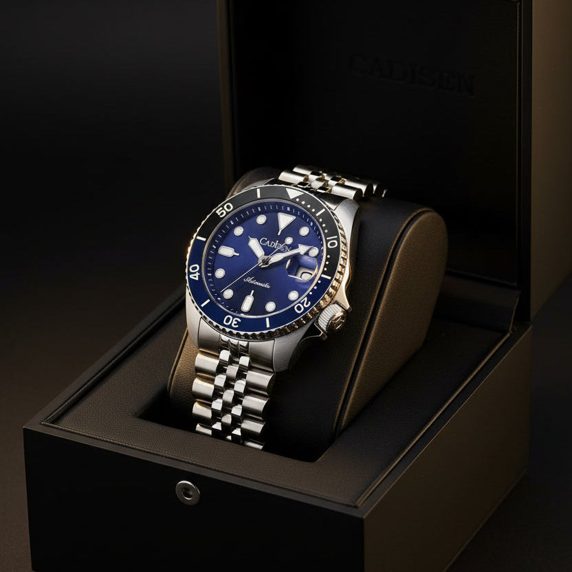 KVLOR™ Cadisen Automatic Watch with Ceramic Bezel