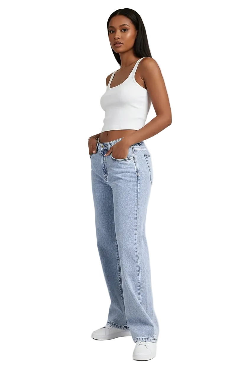 KVLOR™ Women's Loose Wide-Leg Jeans