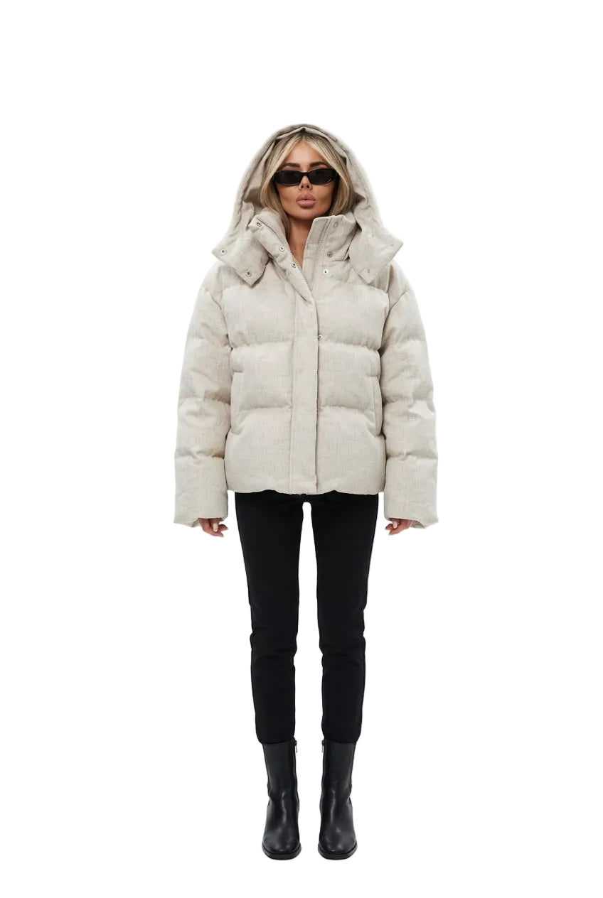 KVLOR™ Hooded Zip-Up Padded Jacket