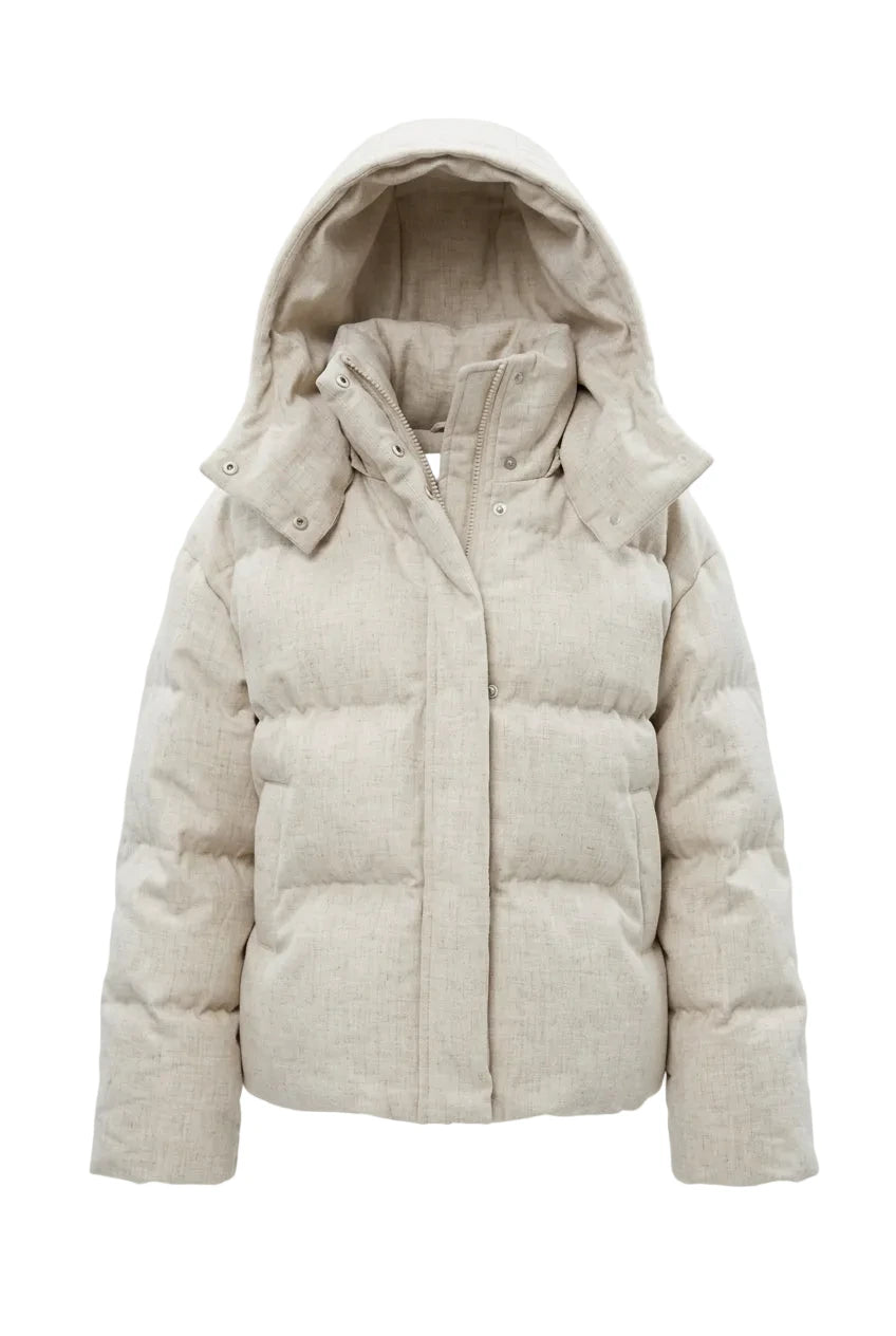 KVLOR™ Hooded Zip-Up Padded Jacket